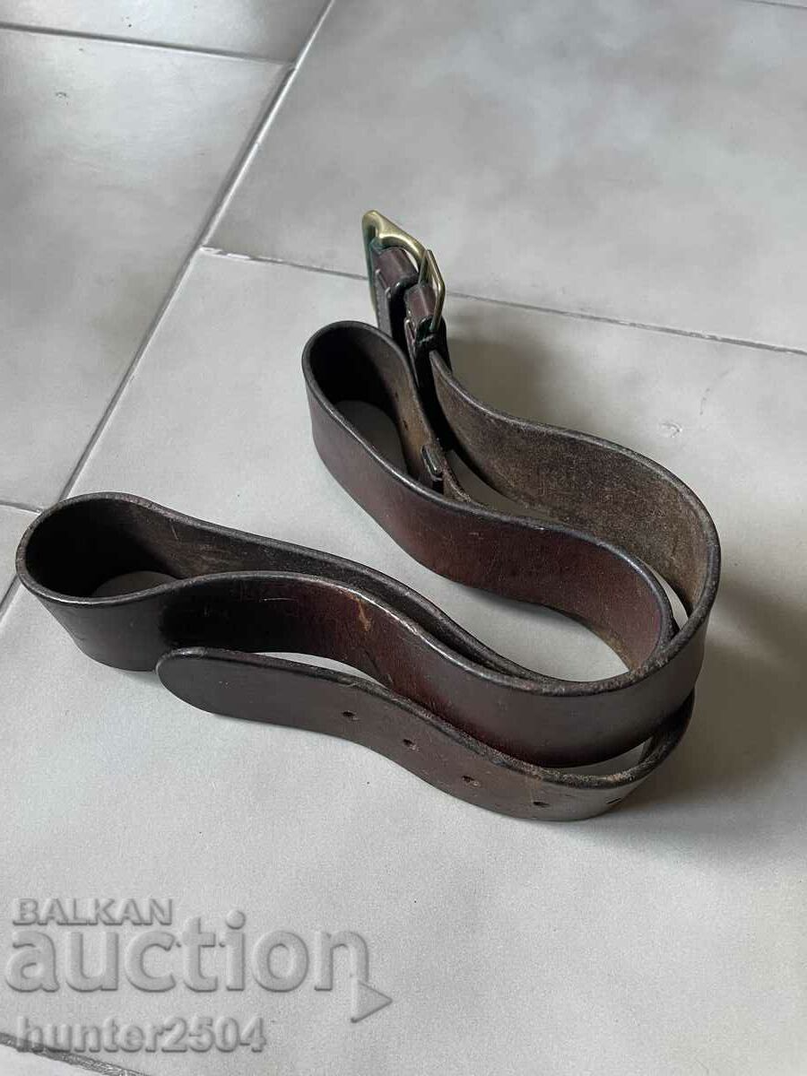 Leather belt, 120/4 cm with price 59.95 BGN | € 30.65 Leather belt, 120/4 cm with price 59.95 BGN | € 30.65