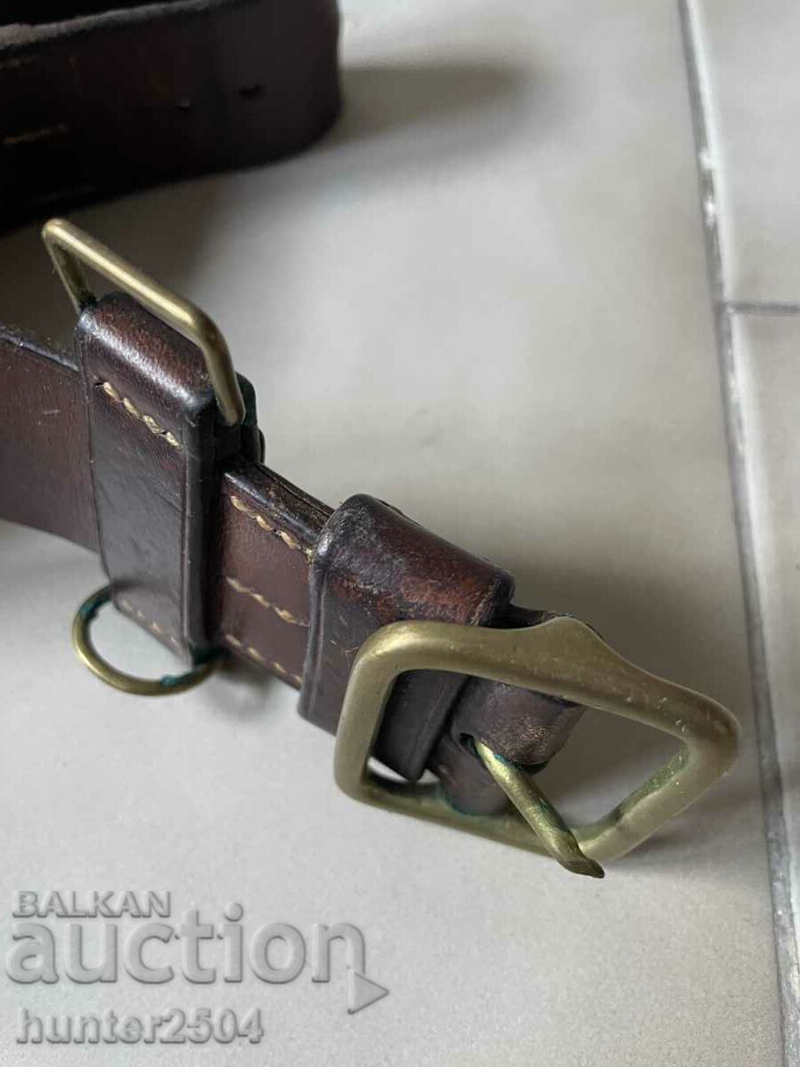 Auction  Leather belt, 120/4 cm