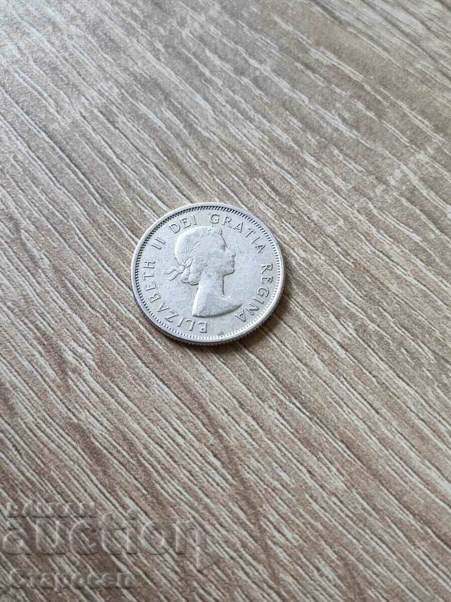 25 cents 1964 Canada with price 15.00 BGN | € 7.67 25 cents 1964 Canada with price 15.00 BGN | € 7.67