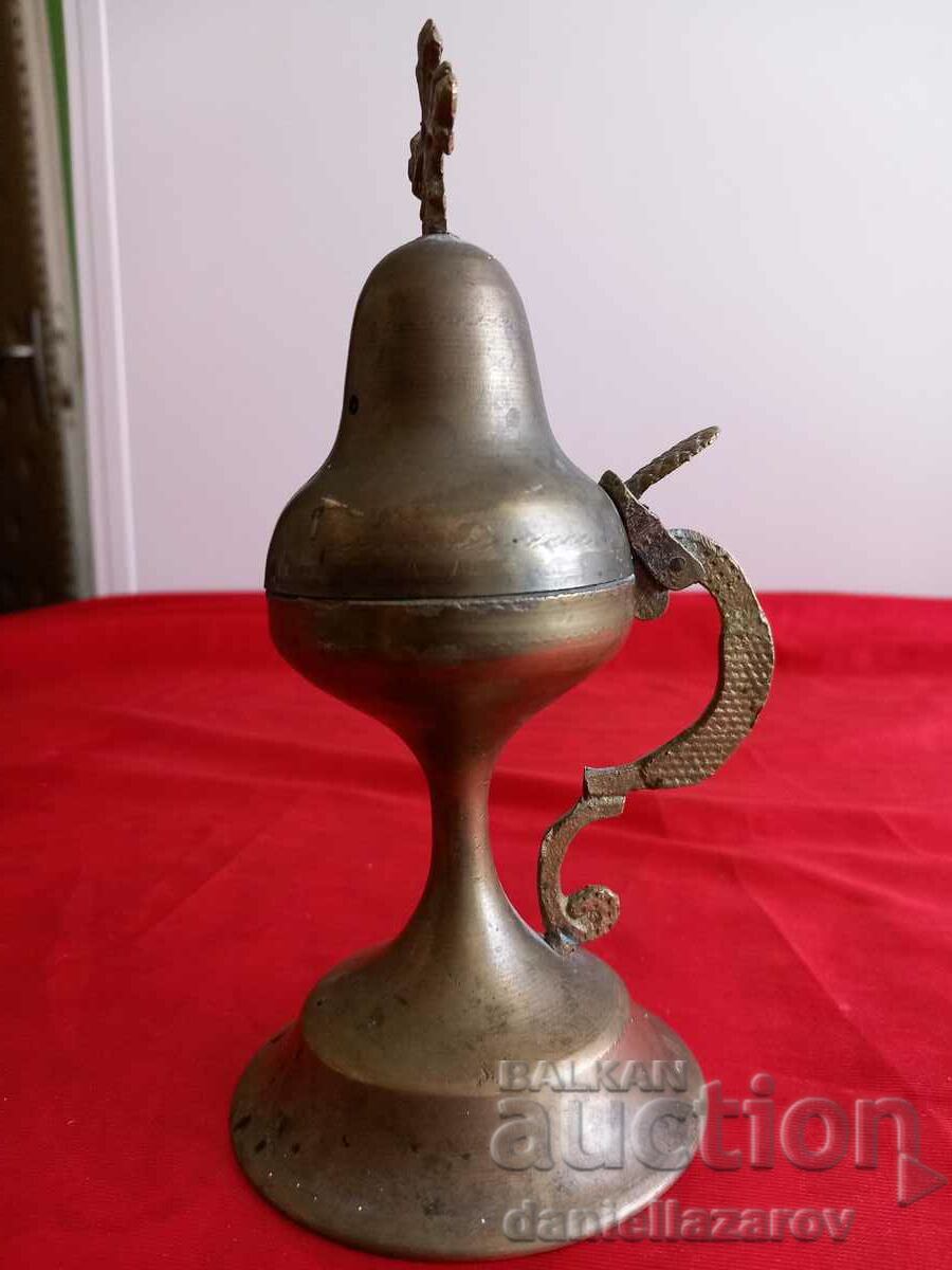 Auction Old Bronze Table Lamp, Censer Auction Old Bronze Table Lamp, Censer