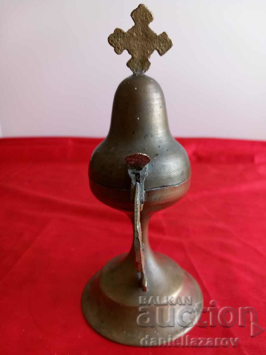 Old Bronze Table Lamp, Censer - 5 Old Bronze Table Lamp, Censer - 5