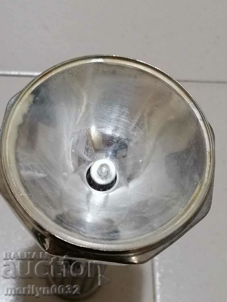 Czech searchlight lantern flashlight lamp from the time of the soca - 5 Czech searchlight lantern flashlight lamp from the time of the soca - 5