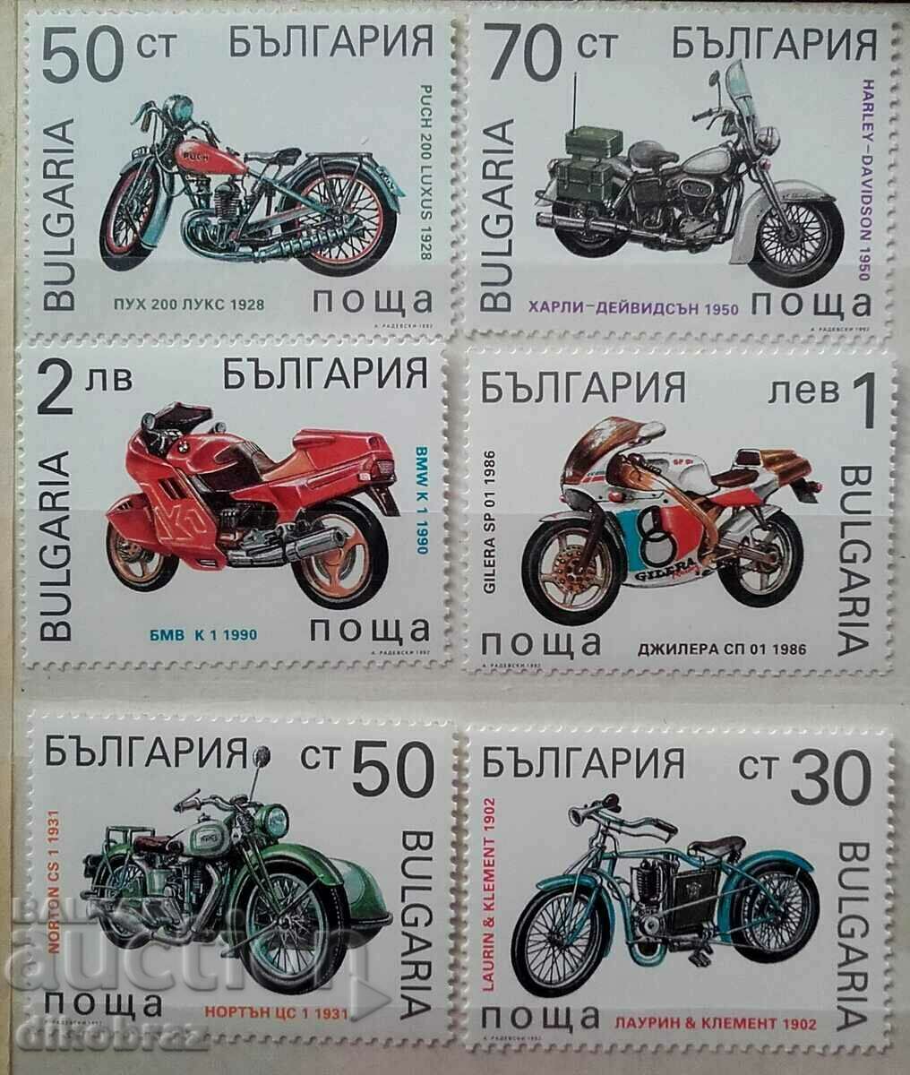Bulgaria 1992- 4007/12 Istoria constructiei motocicletelor.