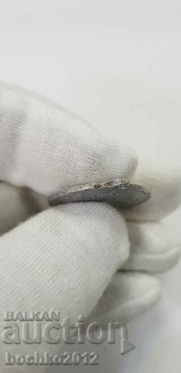 Aluminum medal wedding of Prince Ferdinand I and Eleonora - 1908 - 6 Aluminum medal wedding of Prince Ferdinand I and Eleonora - 1908 - 6