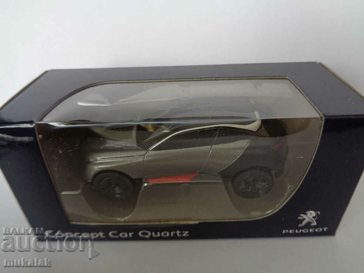 1:64 NOREV PEUGEOT CONCEPT CAR QUARTZ TOY MODEL with price 15.00 BGN | € 7.67 1:64 NOREV PEUGEOT CONCEPT CAR QUARTZ TOY MODEL with price 15.00 BGN | € 7.67