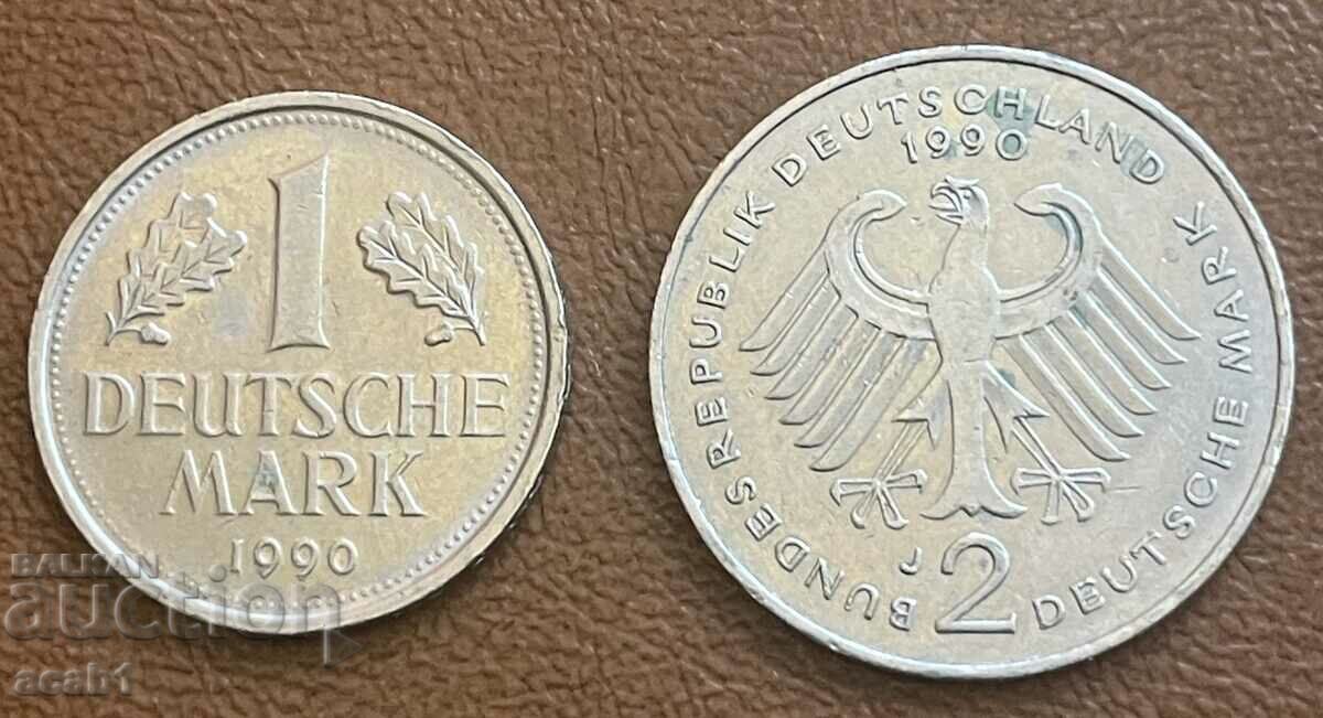 1/2 mark 1990 Germany