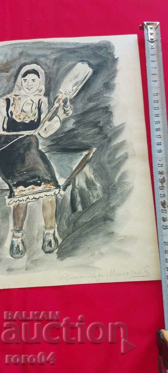 Auction DIMITAR MILACHKOV - WATERCOLOR Auction DIMITAR MILACHKOV - WATERCOLOR