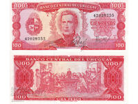 tino37- URUGUAY - 100 PESOS - 1967 - UNC