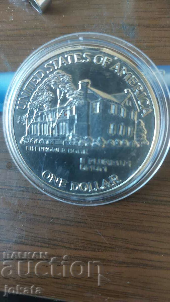 1 долар сребро