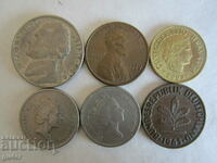 ❌❌SET OF 6 (SIX) OLD COINS, ORIGINAL, BZC❌❌