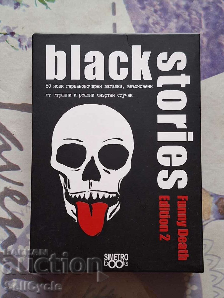 ✅ BLACK STORIES BOARD GAME 2ND EDITION ❗
