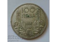 100 leva argint Bulgaria 1934 - monedă de argint #130