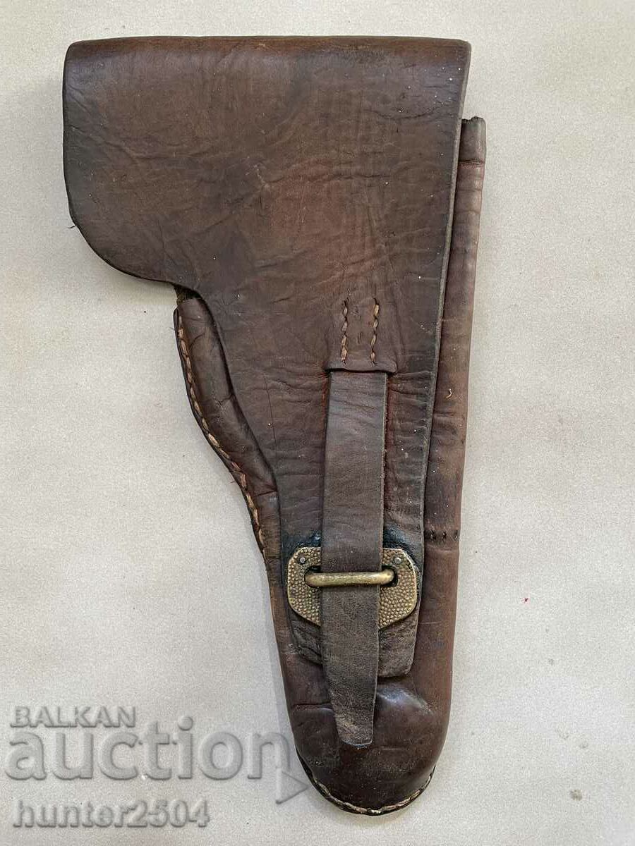 Leather holster, German
