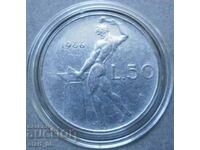 Italy 50 lire 1966
