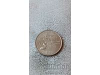 SUA 25 Cent 2002 D Louisiana