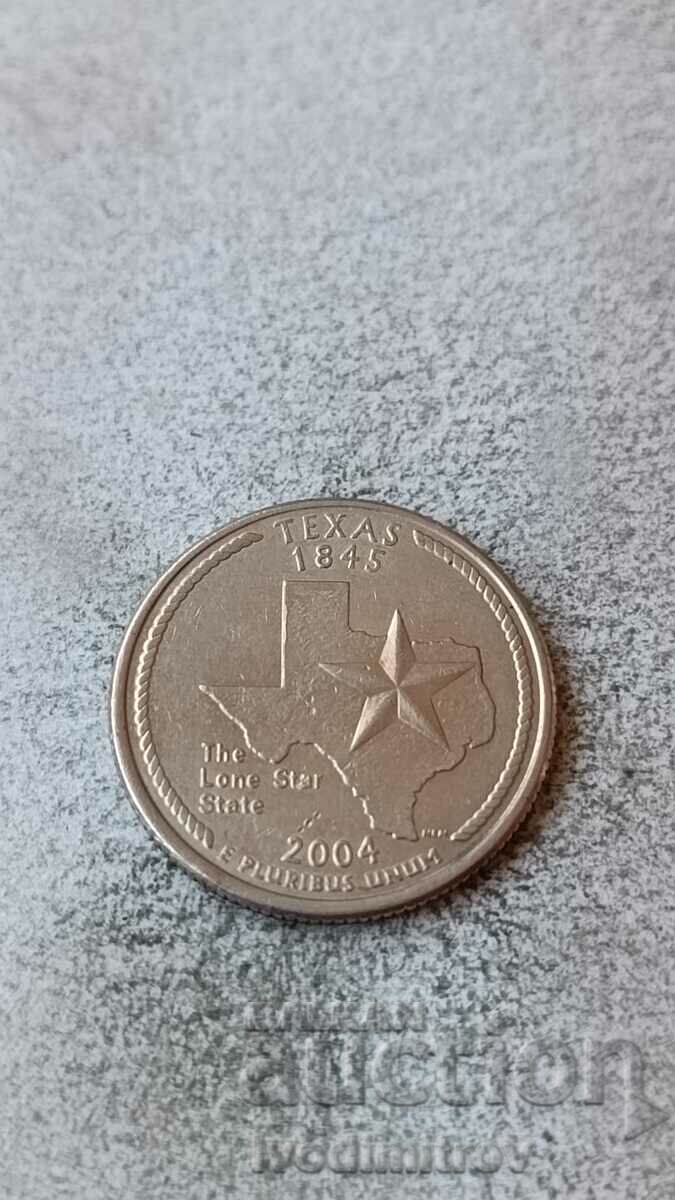 USA 25 Cent 2004 D Texas
