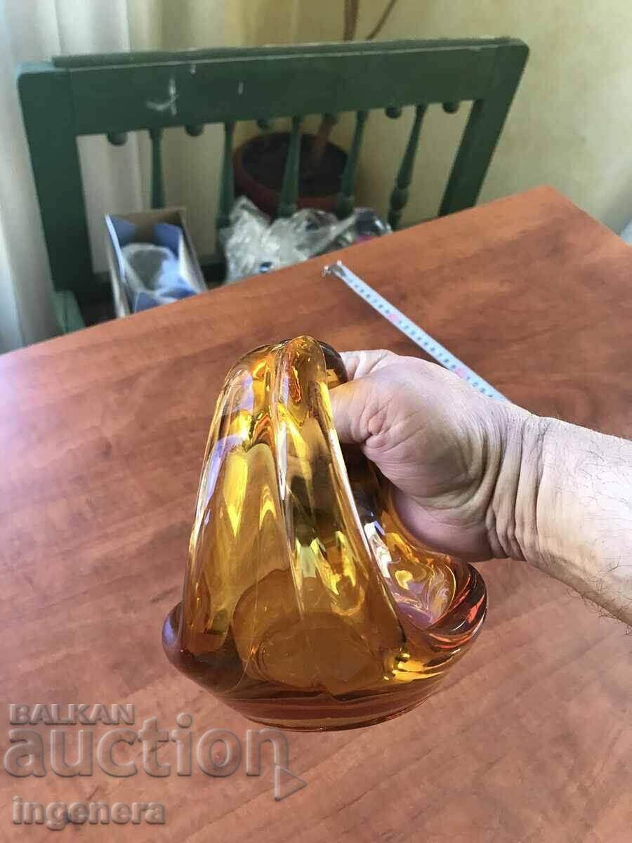 BASKET GLASS EARLY SOCIETY GLASS BASKET - 5 BASKET GLASS EARLY SOCIETY GLASS BASKET - 5