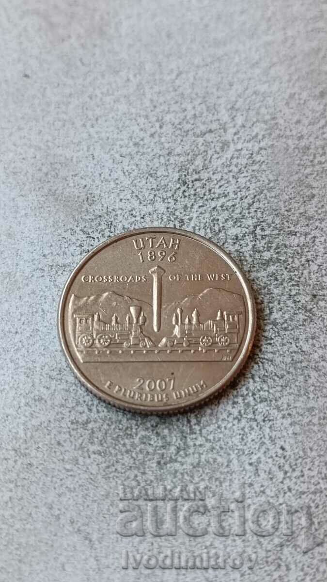 USA 25 Cent 2004 D Utah