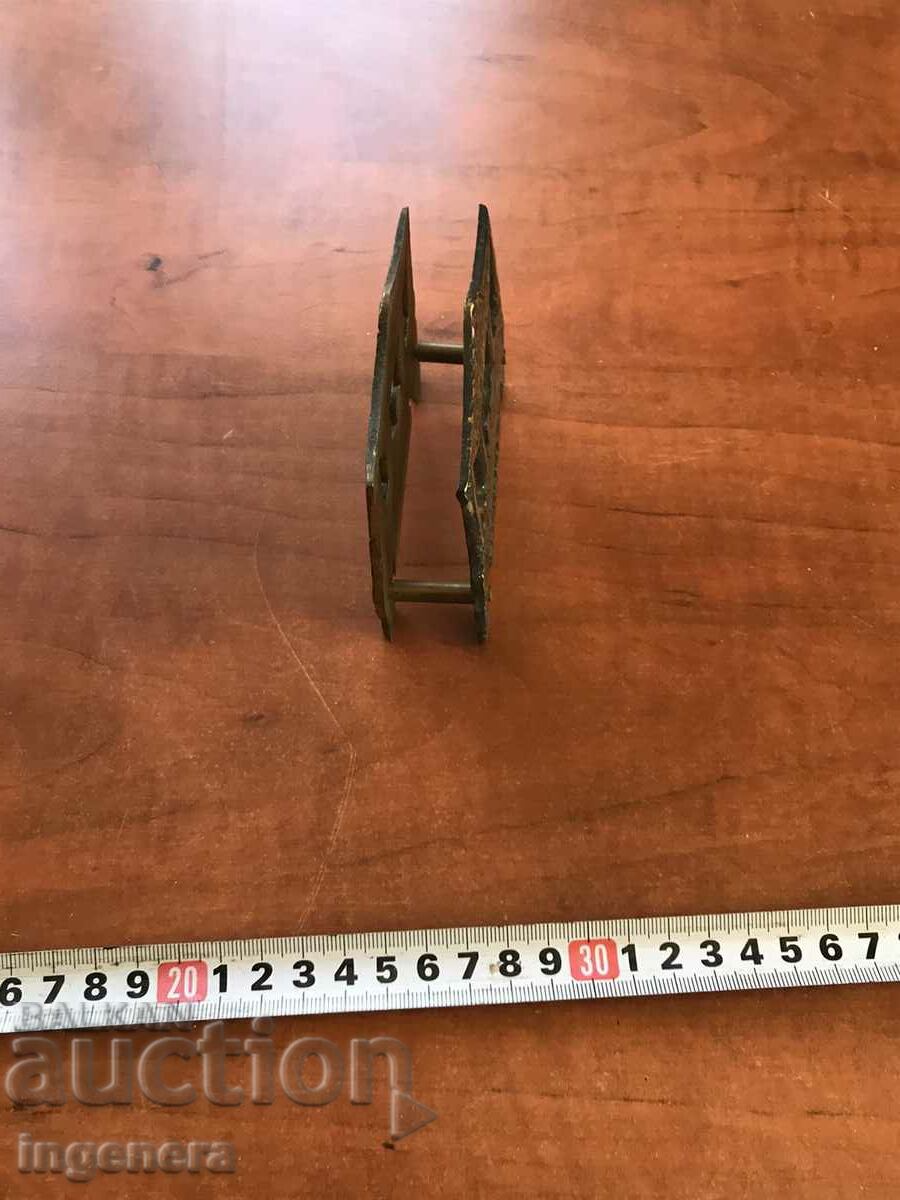 METAL BRASS NAPKIN "THE LAST SUPPER" - 5 METAL BRASS NAPKIN "THE LAST SUPPER" - 5