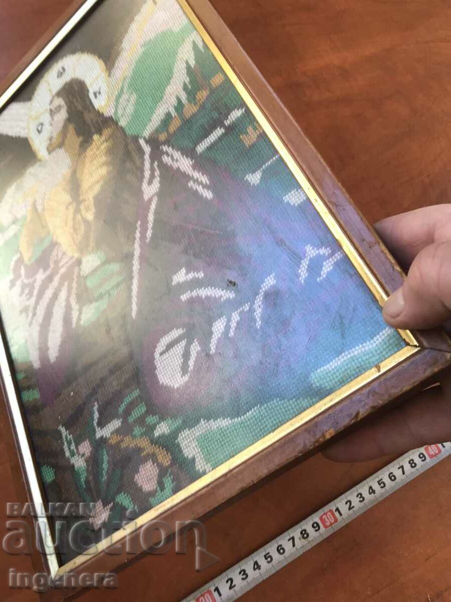 TAPESTRY SEWED PANEL FROM THE EARLY SOC RELIGION with price 23.00 BGN | € 11.76 TAPESTRY SEWED PANEL FROM THE EARLY SOC RELIGION with price 23.00 BGN | € 11.76