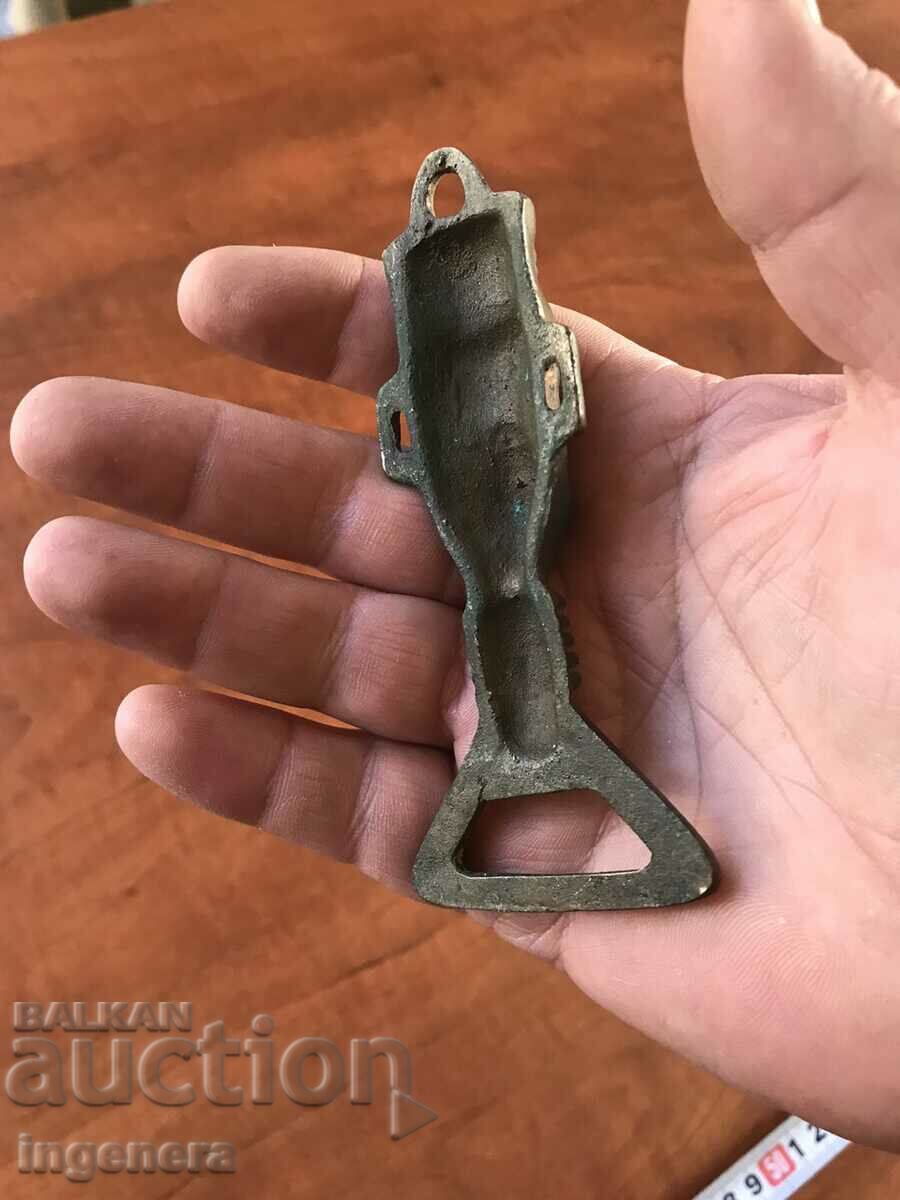 OPENER METAL BRONZE CAST OLD TOOL with price 15.00 BGN | € 7.67 OPENER METAL BRONZE CAST OLD TOOL with price 15.00 BGN | € 7.67