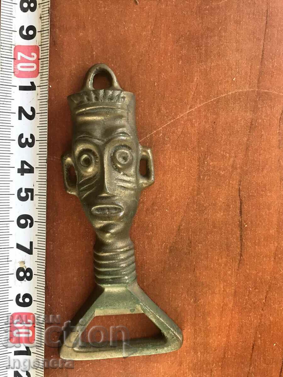 Auction OPENER METAL BRONZE CAST OLD TOOL Auction OPENER METAL BRONZE CAST OLD TOOL