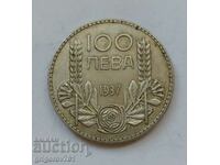 Ασήμι 100 λέβα Βουλγαρία 1937 - ασημένιο νόμισμα #142
