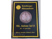 Каталог за старинни монети и антиквариат Teutoburger 2024 г