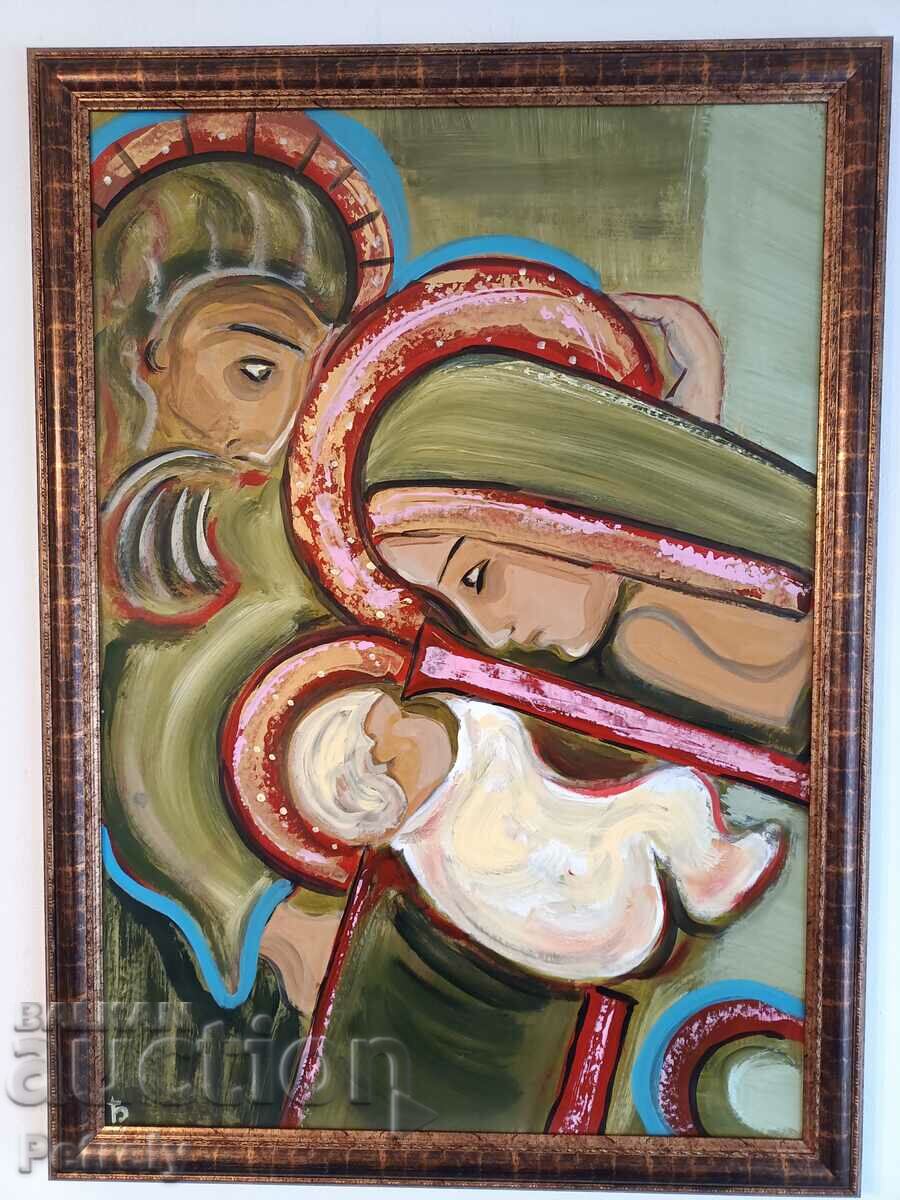 Auction  Huge oil painting