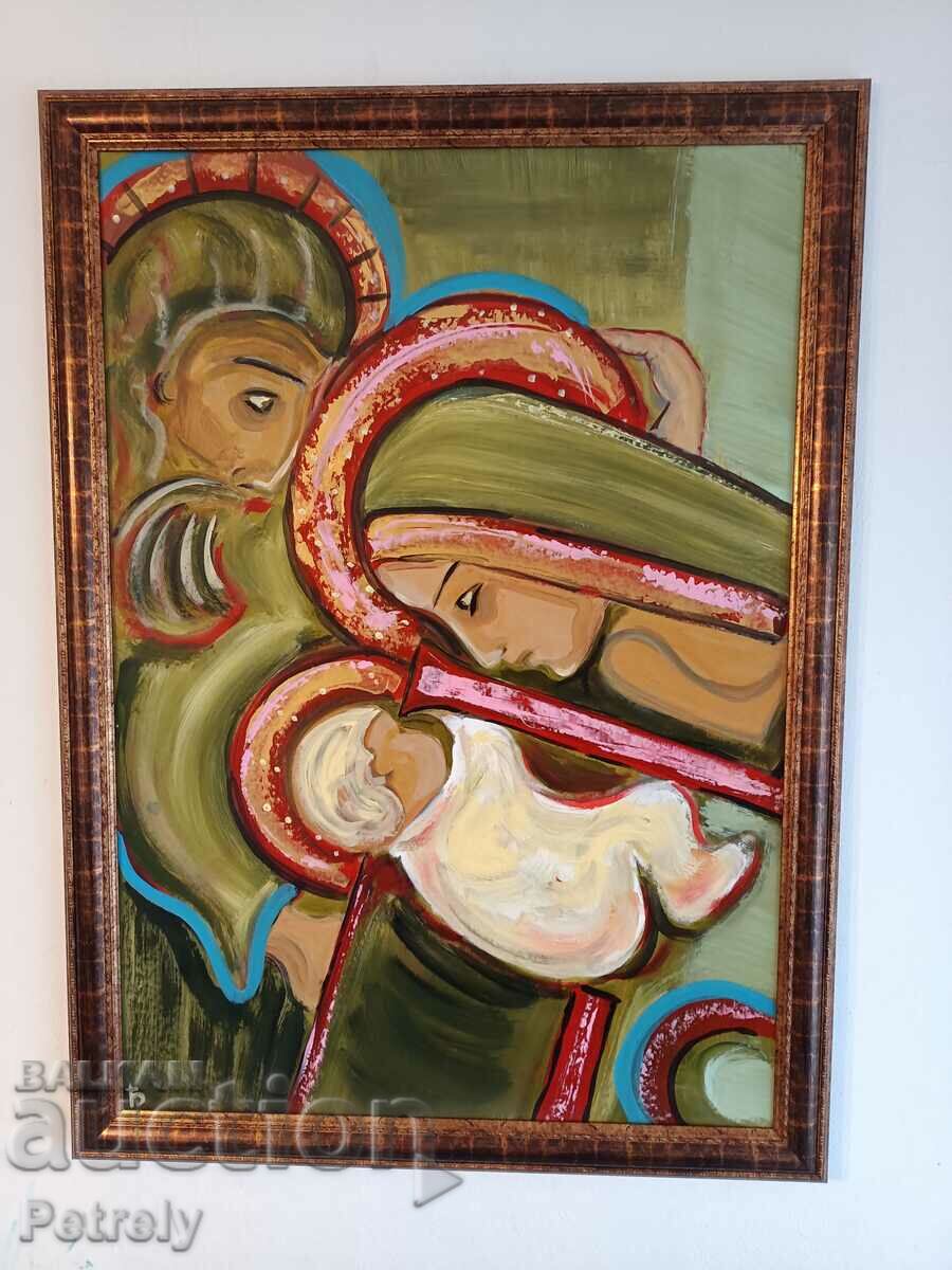 Delivery of Huge oil painting