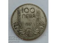 Ασήμι 100 λέβα Βουλγαρία 1937 - ασημένιο νόμισμα #150