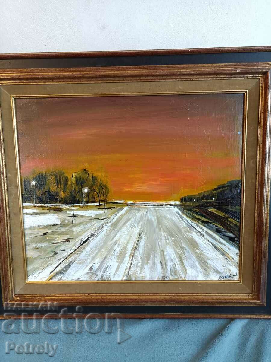 Auction Old oil painting Auction Old oil painting