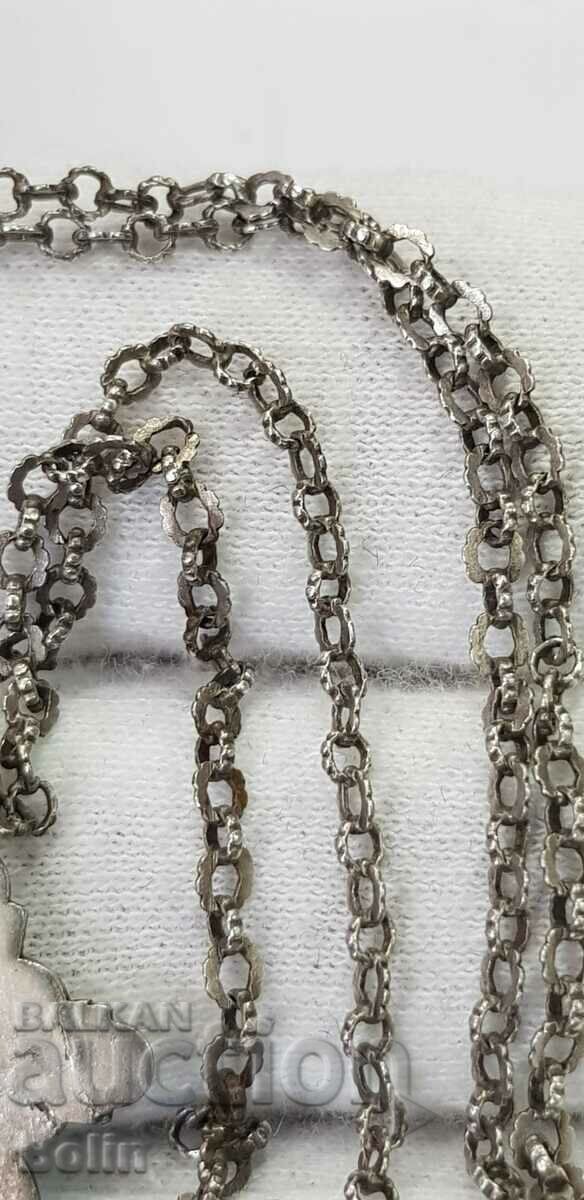 Cruce imperială rusă de argint cu email 84 eșantion SM. - 6