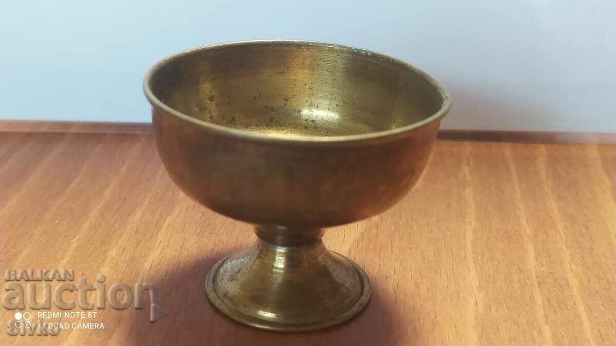 Miniature brass bowl