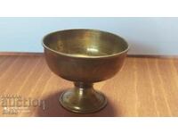 Miniature brass bowl