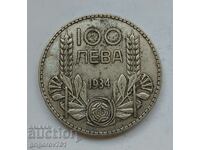 Ασήμι 100 λέβα Βουλγαρία 1934 - ασημένιο νόμισμα #157
