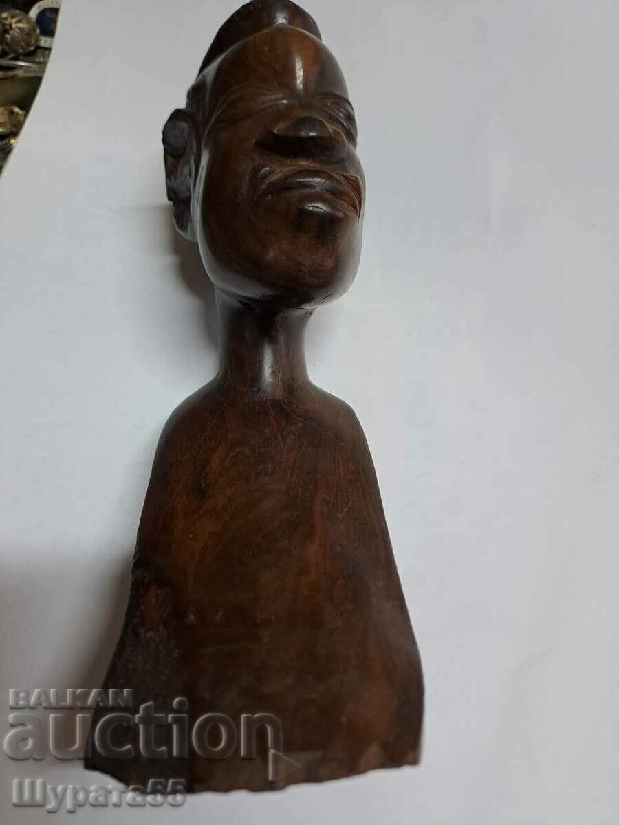 Statuette ebony 19cm. 6.5 cm. Statuette ebony 19cm. 6.5 cm.