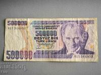 Banknote - Turkey - 500,000 lira | 1970