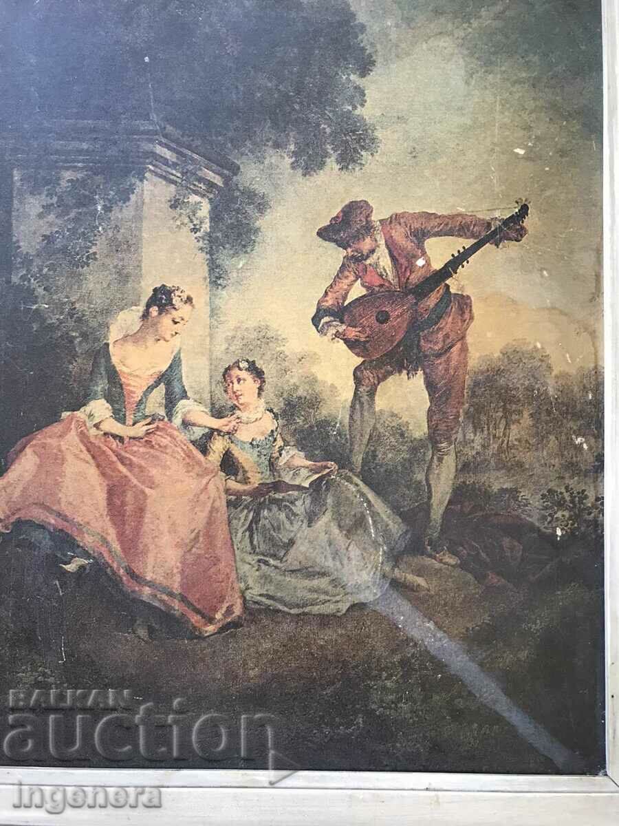 Auction PICTURE REPRODUCTION POSTER WOOD Auction PICTURE REPRODUCTION POSTER WOOD