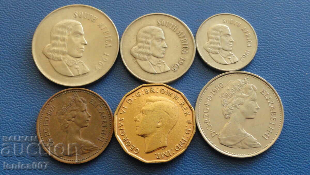 Licitație Monede interesante (6 bucăți) Licitație Monede interesante (6 bucăți)