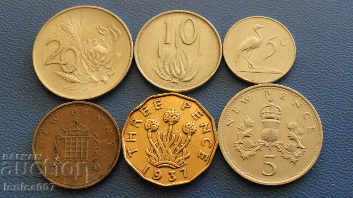 Monede interesante (6 bucăți) - 6 Monede interesante (6 bucăți) - 6