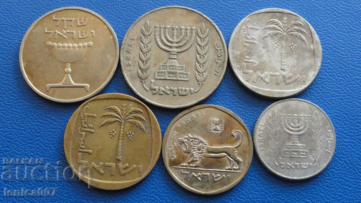 Auction Israel - Coins (6 pieces) Auction Israel - Coins (6 pieces)