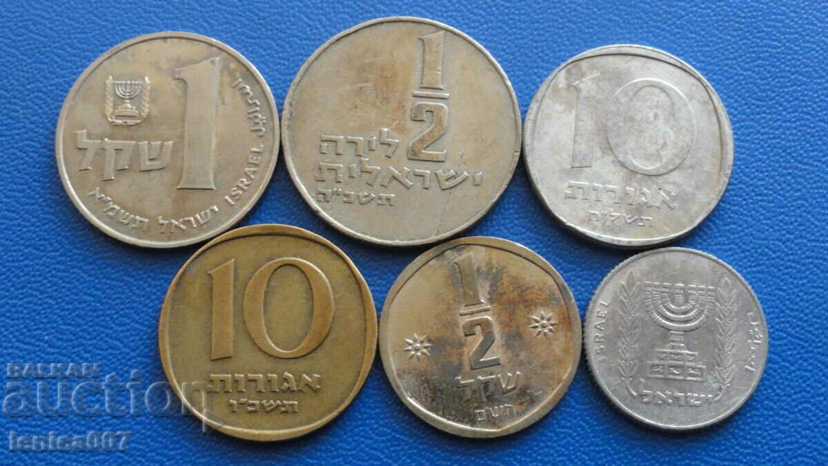 Israel - Coins (6 pieces) - 6 Israel - Coins (6 pieces) - 6