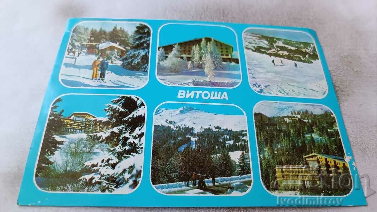 Postcard Vitosha National Park 1985