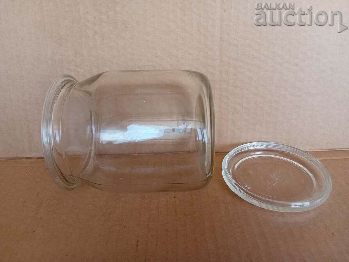 Old 1930s glass jar of candy gum sweets - 5 Old 1930s glass jar of candy gum sweets - 5