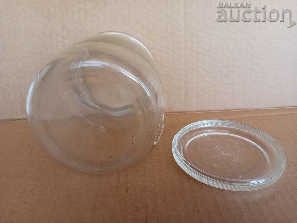 Old 1930s glass jar of candy gum sweets - 6 Old 1930s glass jar of candy gum sweets - 6