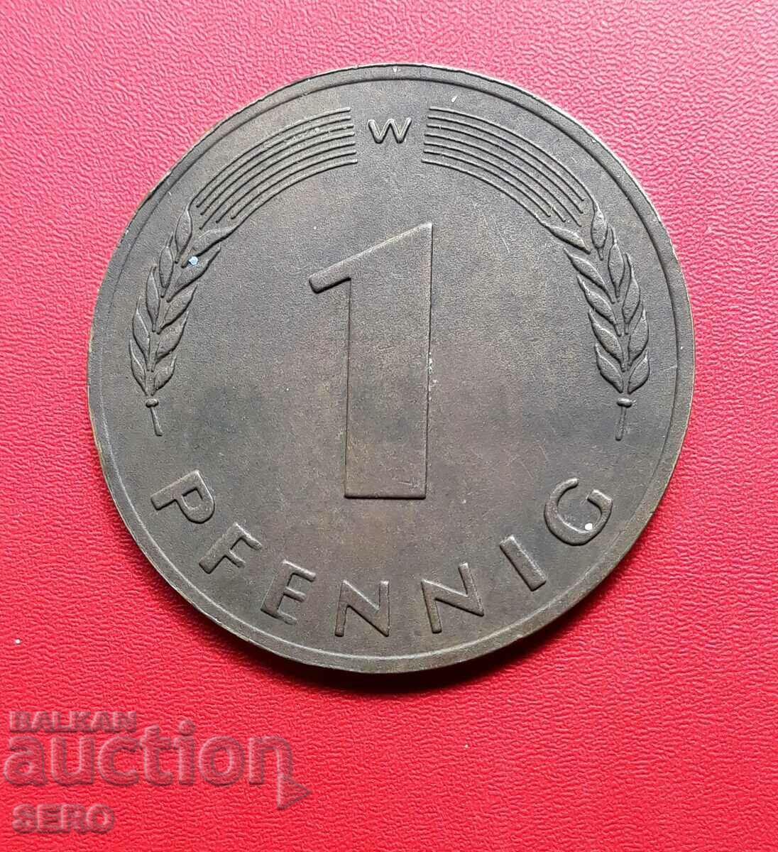 Германия-медал/плакет/-1 огромен пфениг 1984