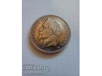 5 франка 1868 Франция UNC сребро
