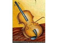 Estella Petrova/Oil painting "Cello""/certificate