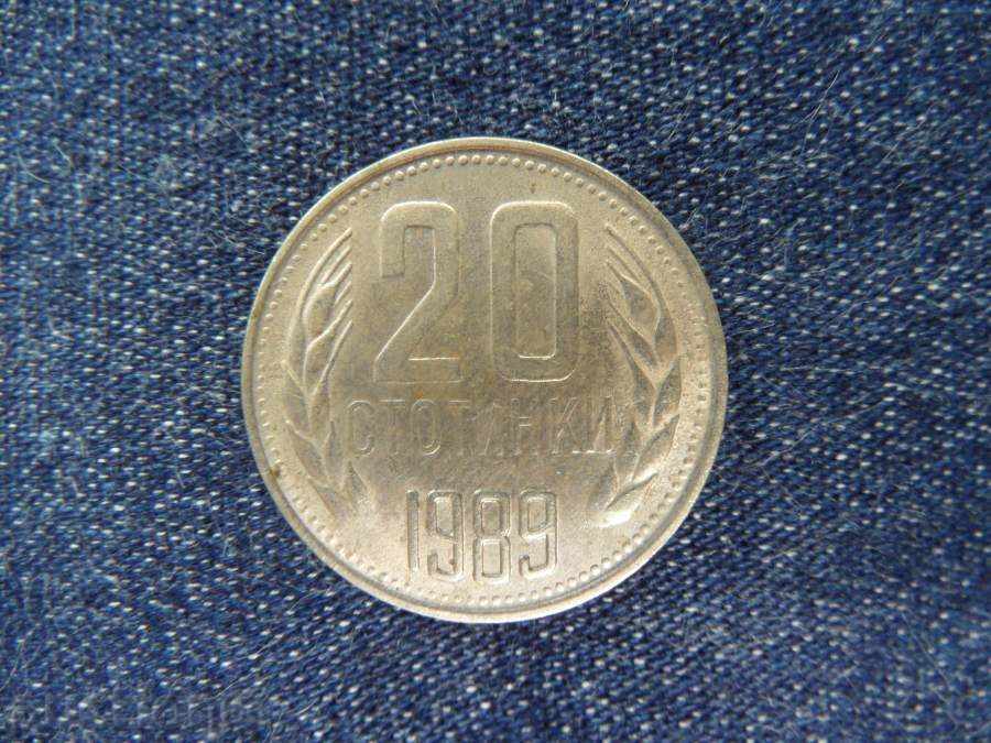 20 de cenți - 1989